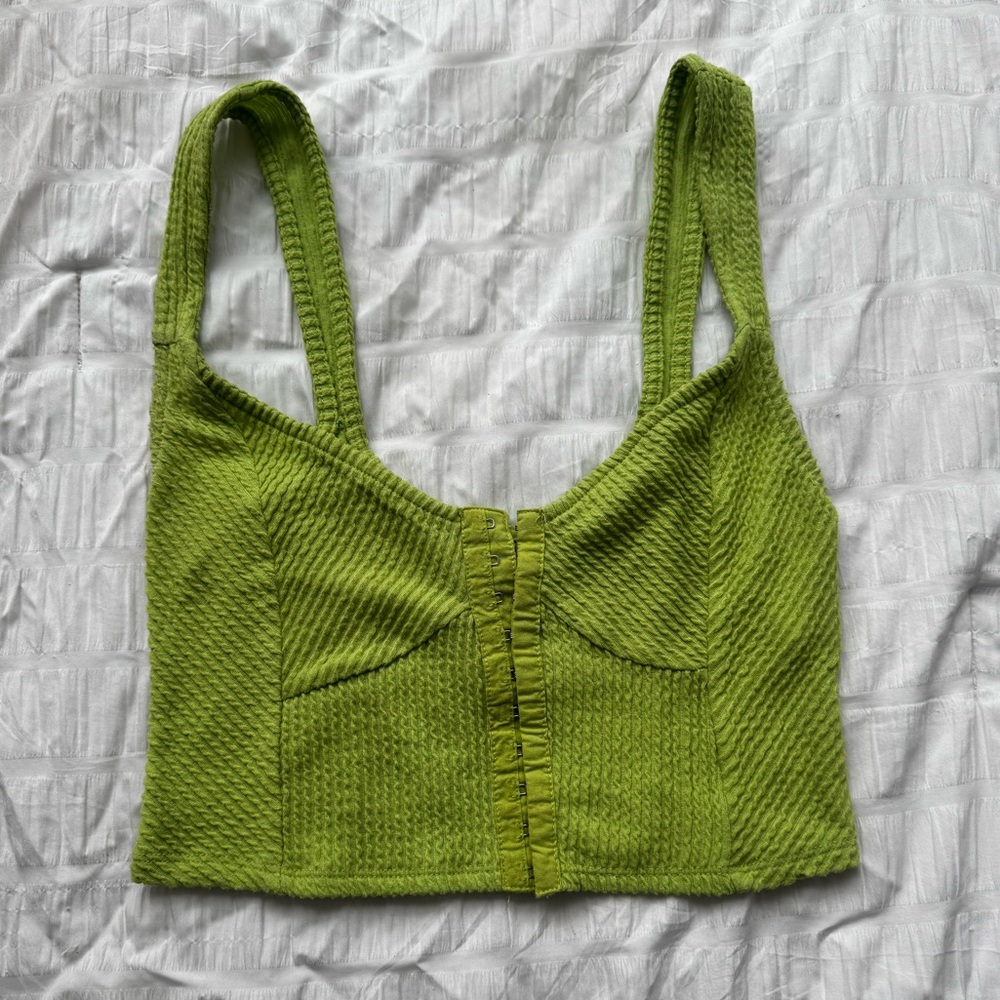Urban Outfitters Lime Textured Top